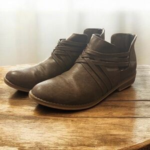 Rocket Dog Brown Ankle Booties